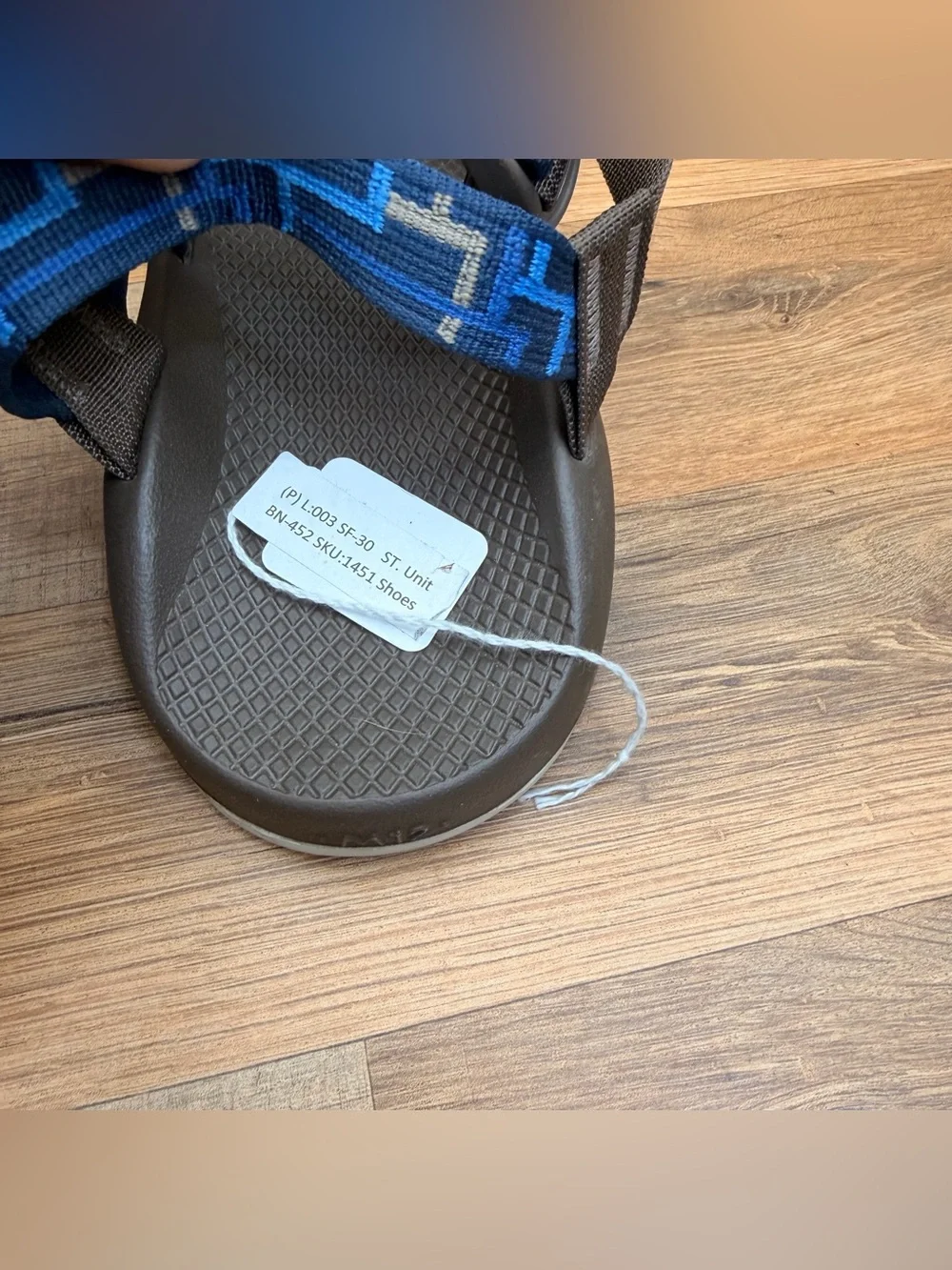 Chaco Men's Blue size  12 Nylon Adjustable Sport Sandals shoes